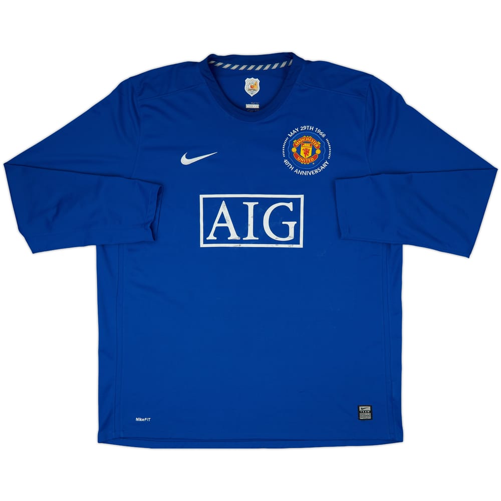 2008-09 Manchester United Third L/S Shirt - 5/10 - (XXL)