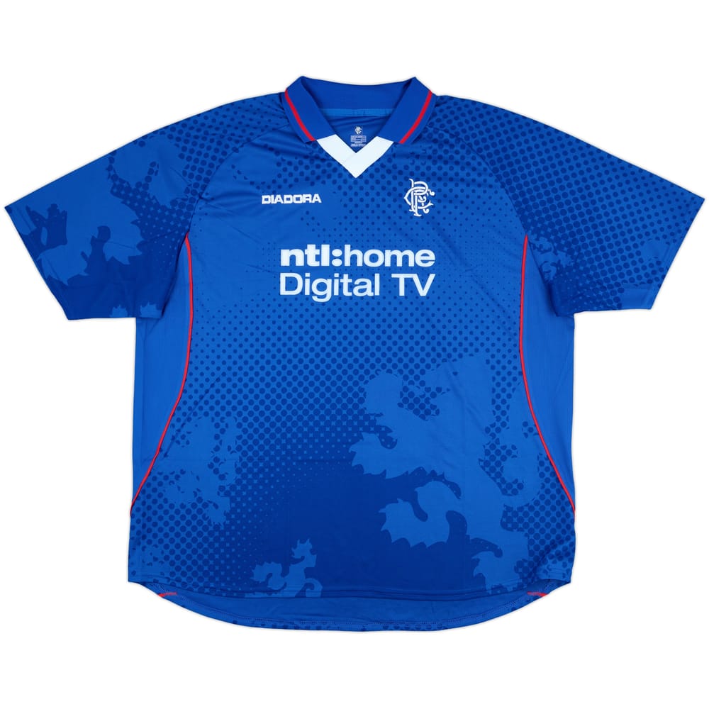 2002-03 Rangers Home Shirt - 10/10 - (3XL)