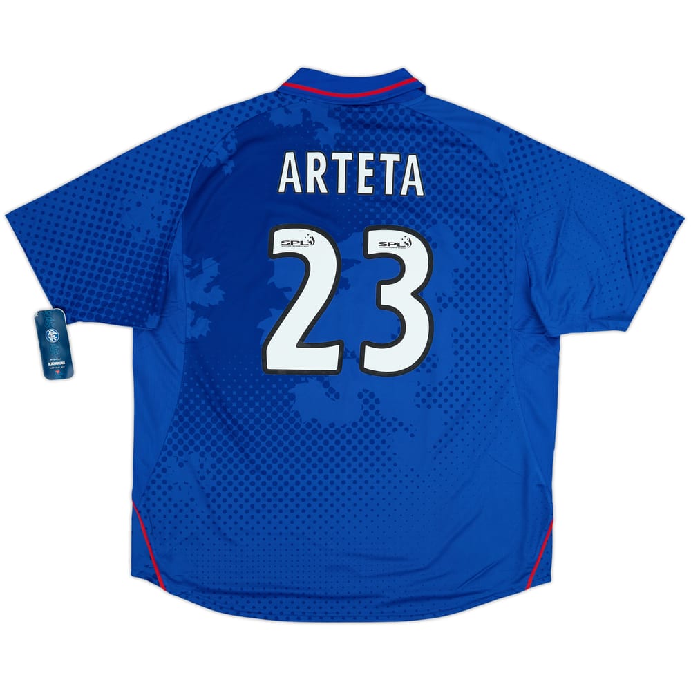 Camiseta de local del Rangers 2002-03 Arteta #23 (XXL)
