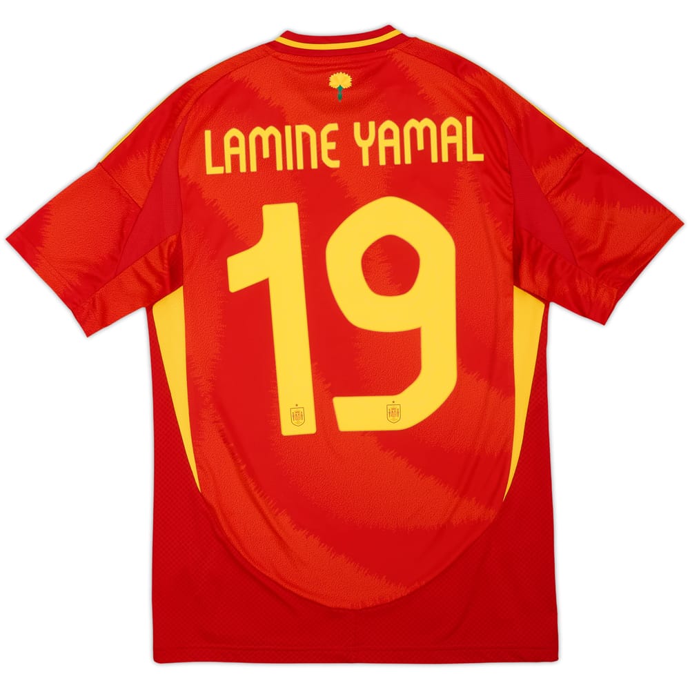 2024-25 Spain Home Shirt Lamine Yamal #19 - 9/10 - (S)