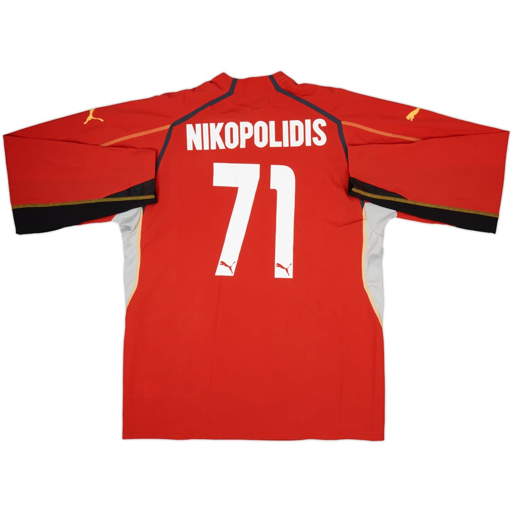 2005-06 Olympiakos GK L/S Shirt Nikopolidis #71 (L)