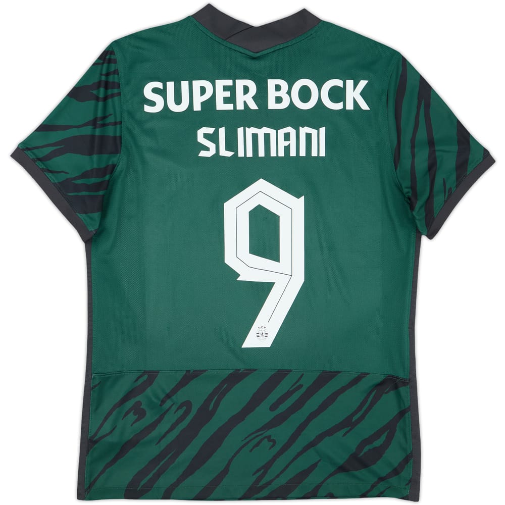 2021-22 Sporting CP Third Shirt Slimani #9 - 8/10 - (L)