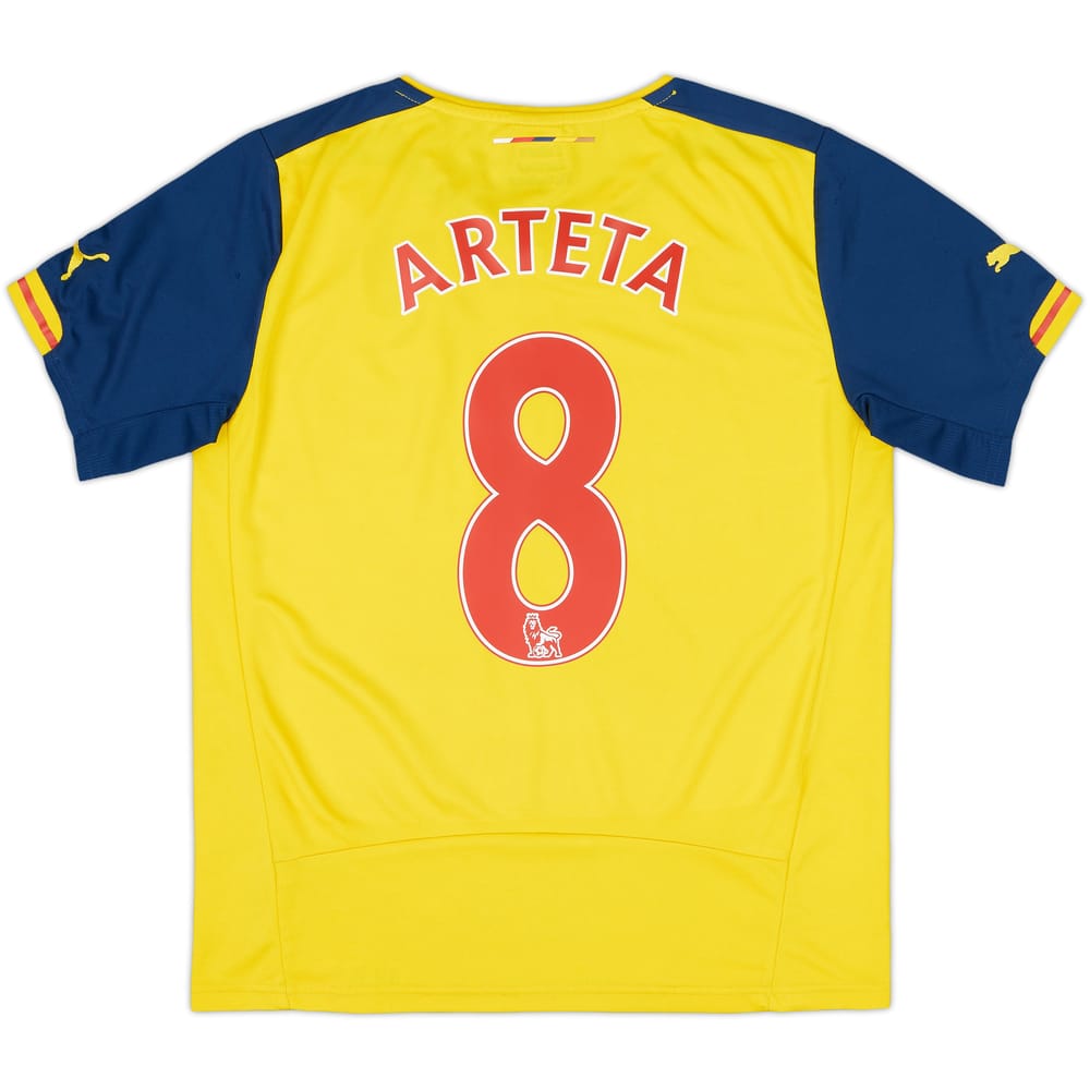 2014-15 Arsenal Away Shirt Arteta #8 - 5/10 - (S)