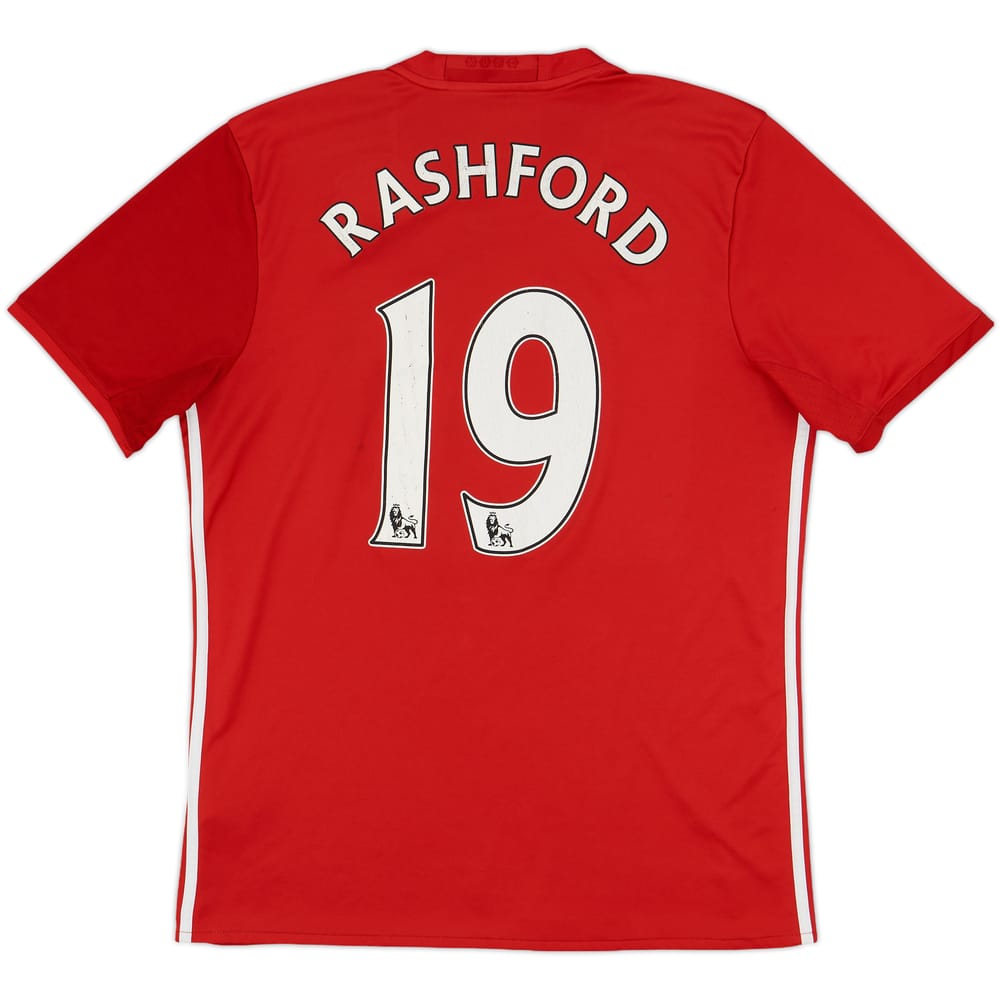 2016-17 Manchester United Home Shirt Rashford #19 - 5/10 - (L)