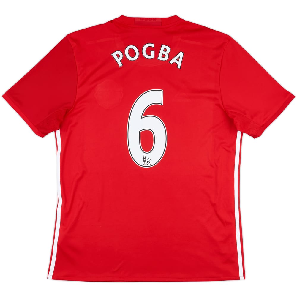2016-17 Manchester United Home Shirt Pogba #6 - 7/10 - (L)