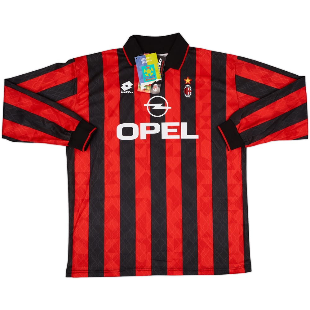 1995-96 AC Milan Home L/S Shirt (XXL)