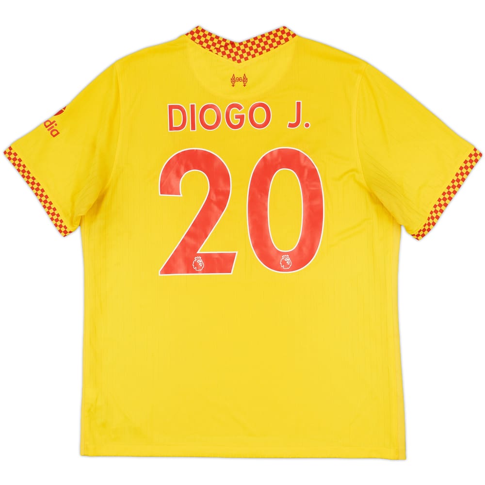 2021-22 Liverpool Third Shirt Diogo J. #20 - 7/10 - (XL)