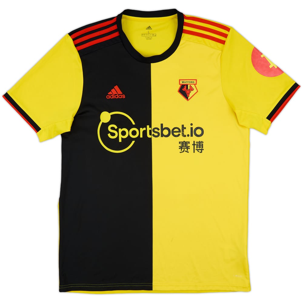2019-20 Watford Home Shirt - 6/10 - (L)