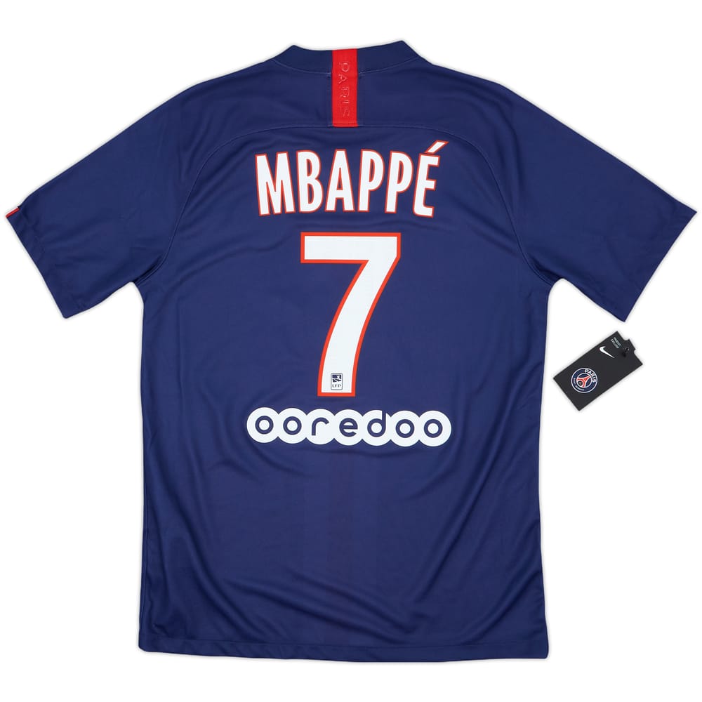 2019-20 Paris Saint-Germain Home Shirt Mbappe #7 (M)