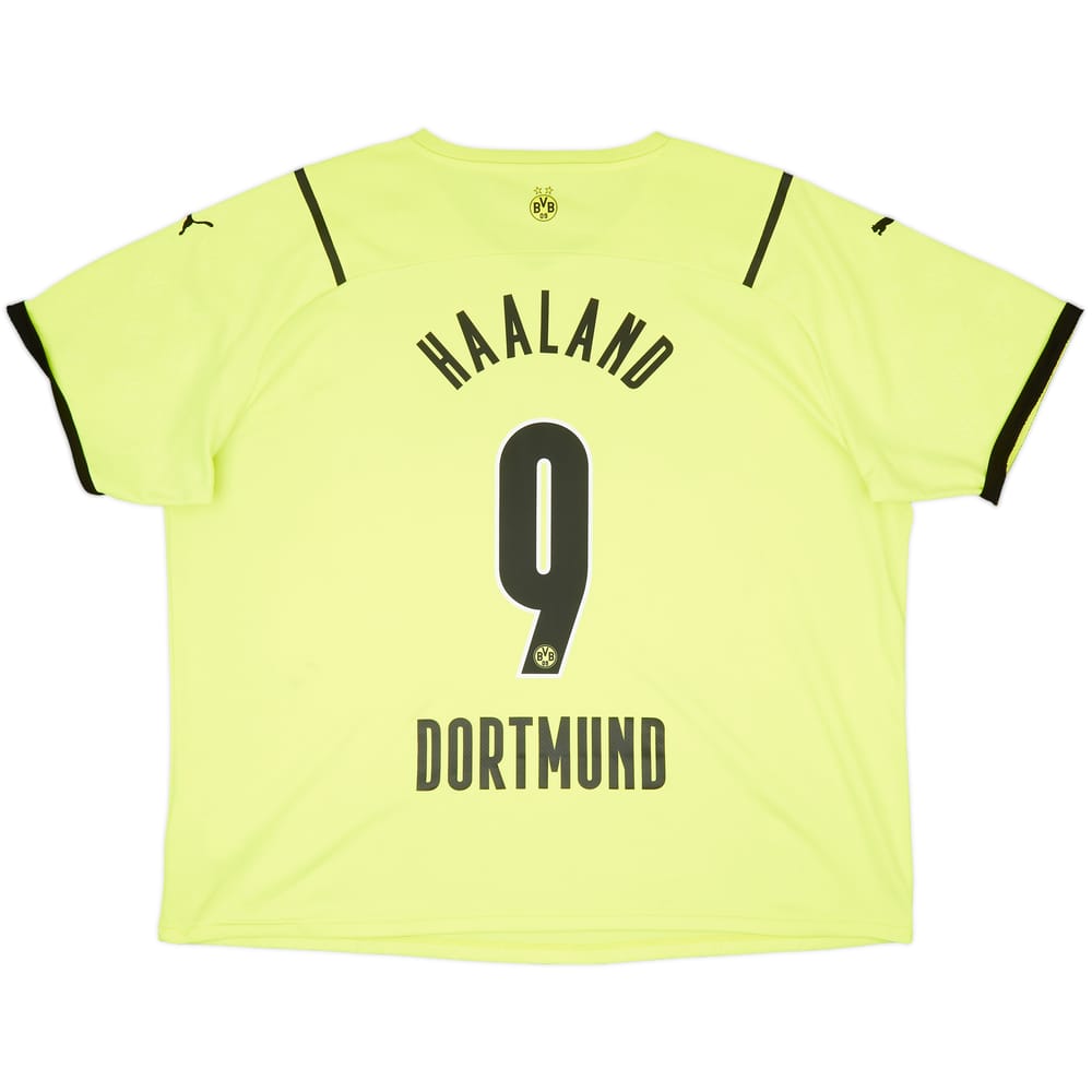 2021-22 Borussia Dortmund European Home Shirt Haaland #9 - 7/10 - (3XL)