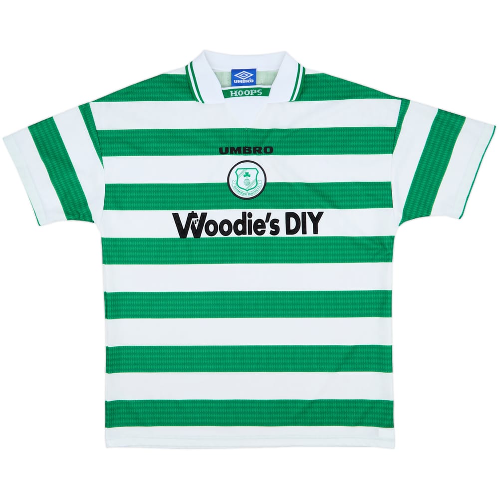 1997-98 Shamrock Rovers Home Shirt - 9/10 - (XL)