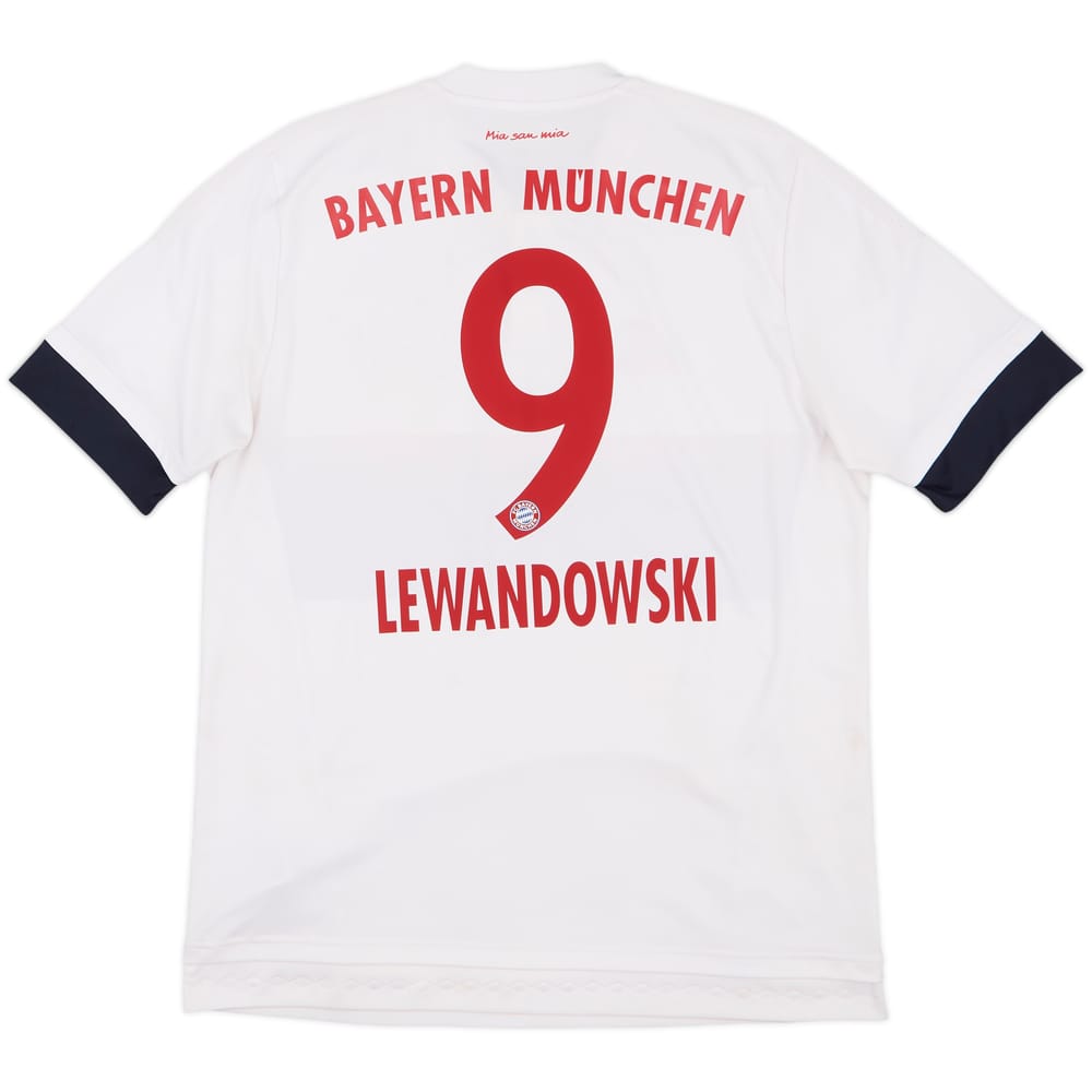 2015-16 Bayern Munich Away Shirt Lewandowski #9 - 7/10 - (L)