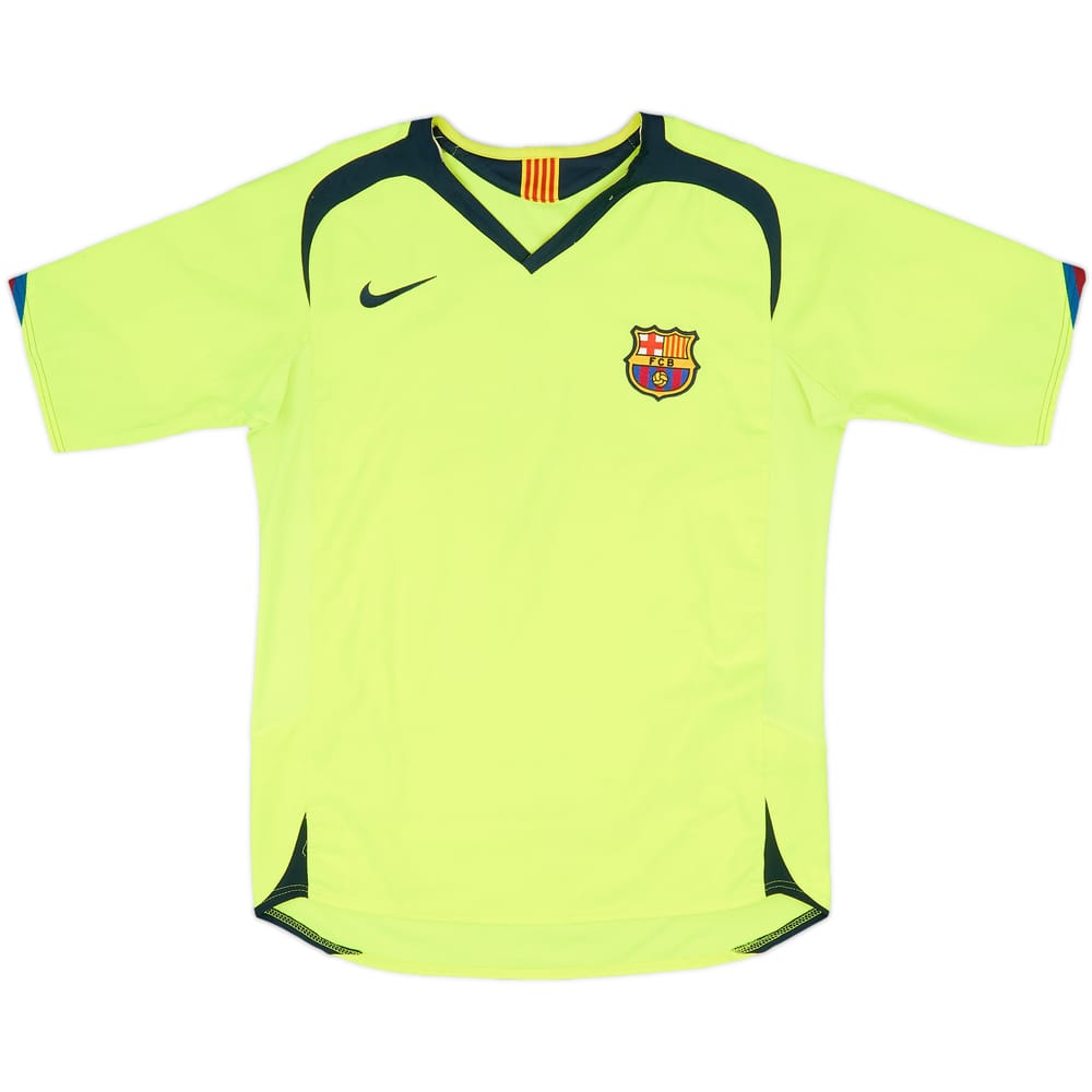 2005-06 Barcelona Away Shirt - 8/10 - (XL.Boys)
