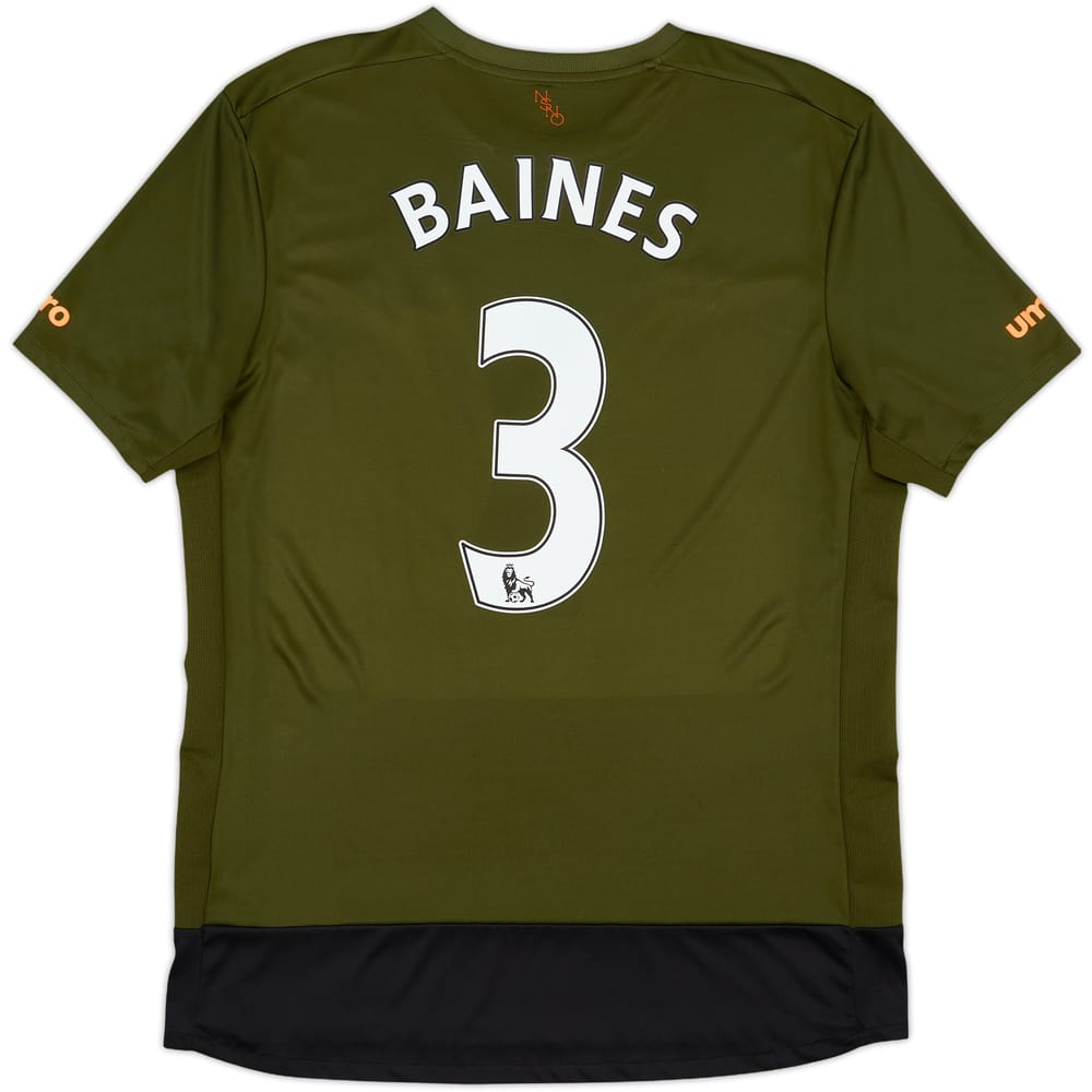 2015-16 Everton Third Shirt Baines #3 - 8/10 - (L)