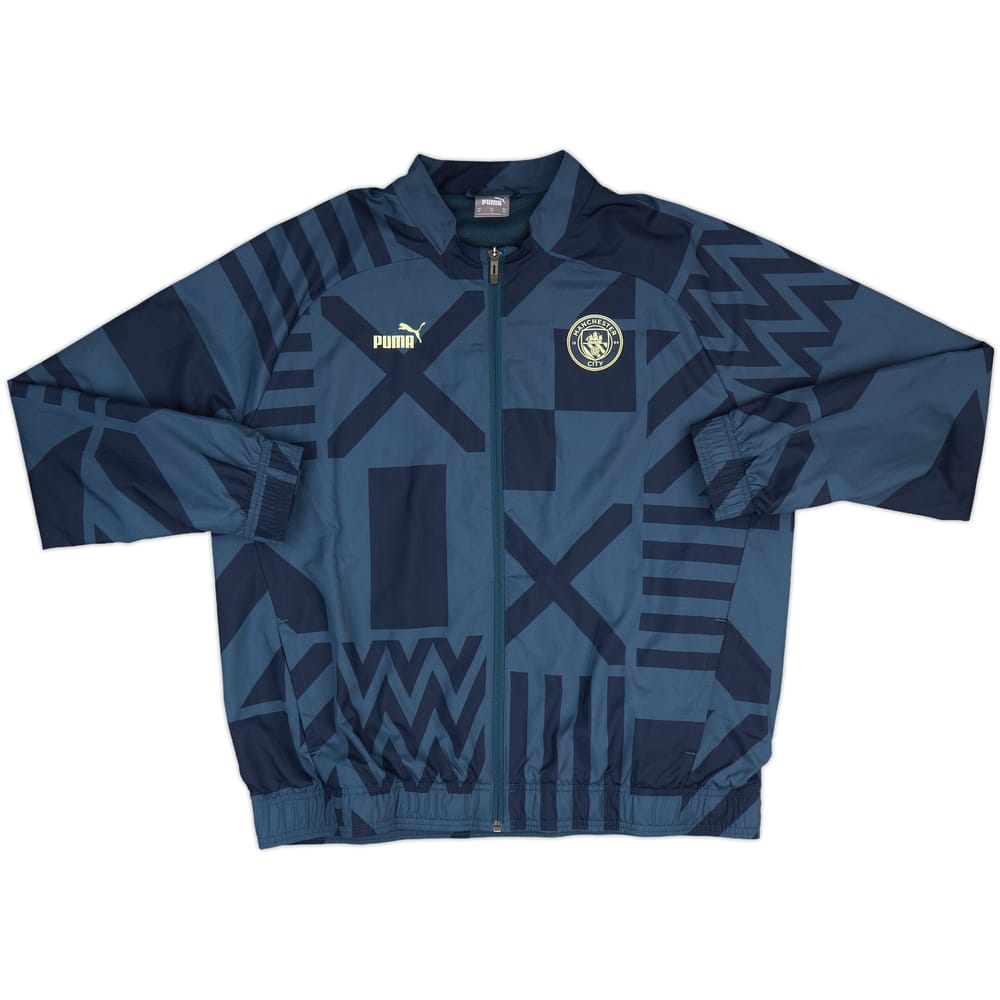 2022-23 Manchester City Puma Track Jacket - 9/10 - (Women's XL)