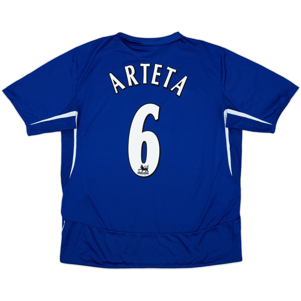 2005-06 Everton Home Shirt Arteta #6 - 9/10 - (XXL)