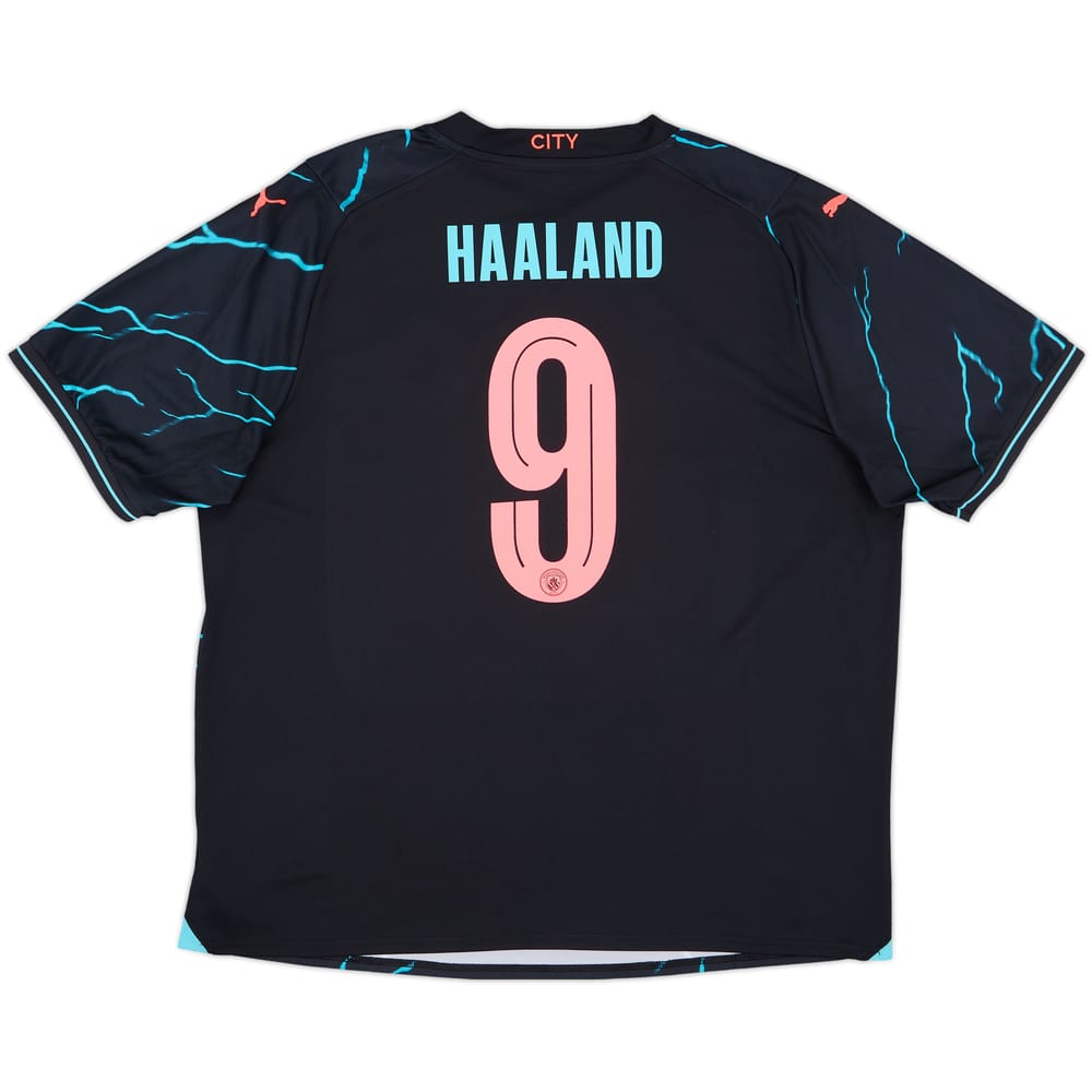 2023-24 Manchester City Third Shirt Haaland #9 - 10/10 - (XXL)