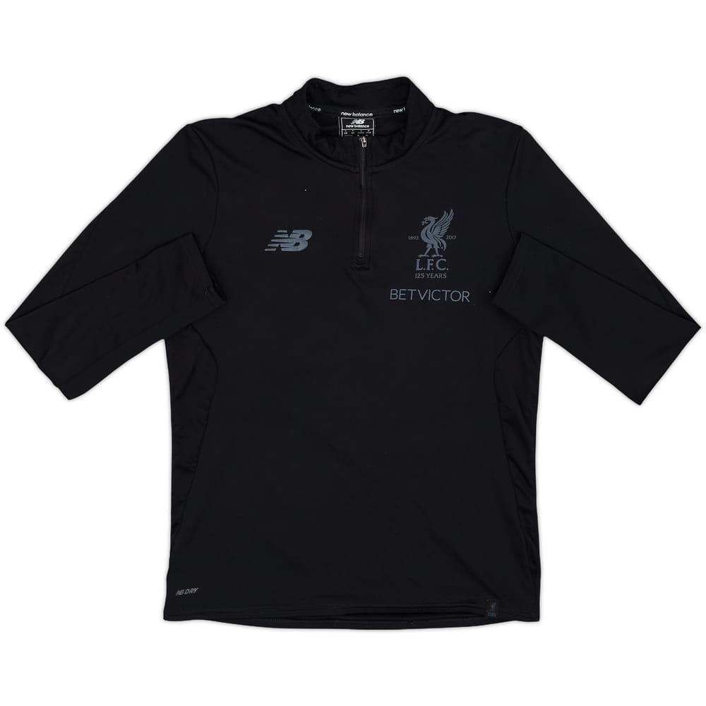 2017-18 Liverpool New Balance 1/4 Zip Drill Top - 6/10 - (S)