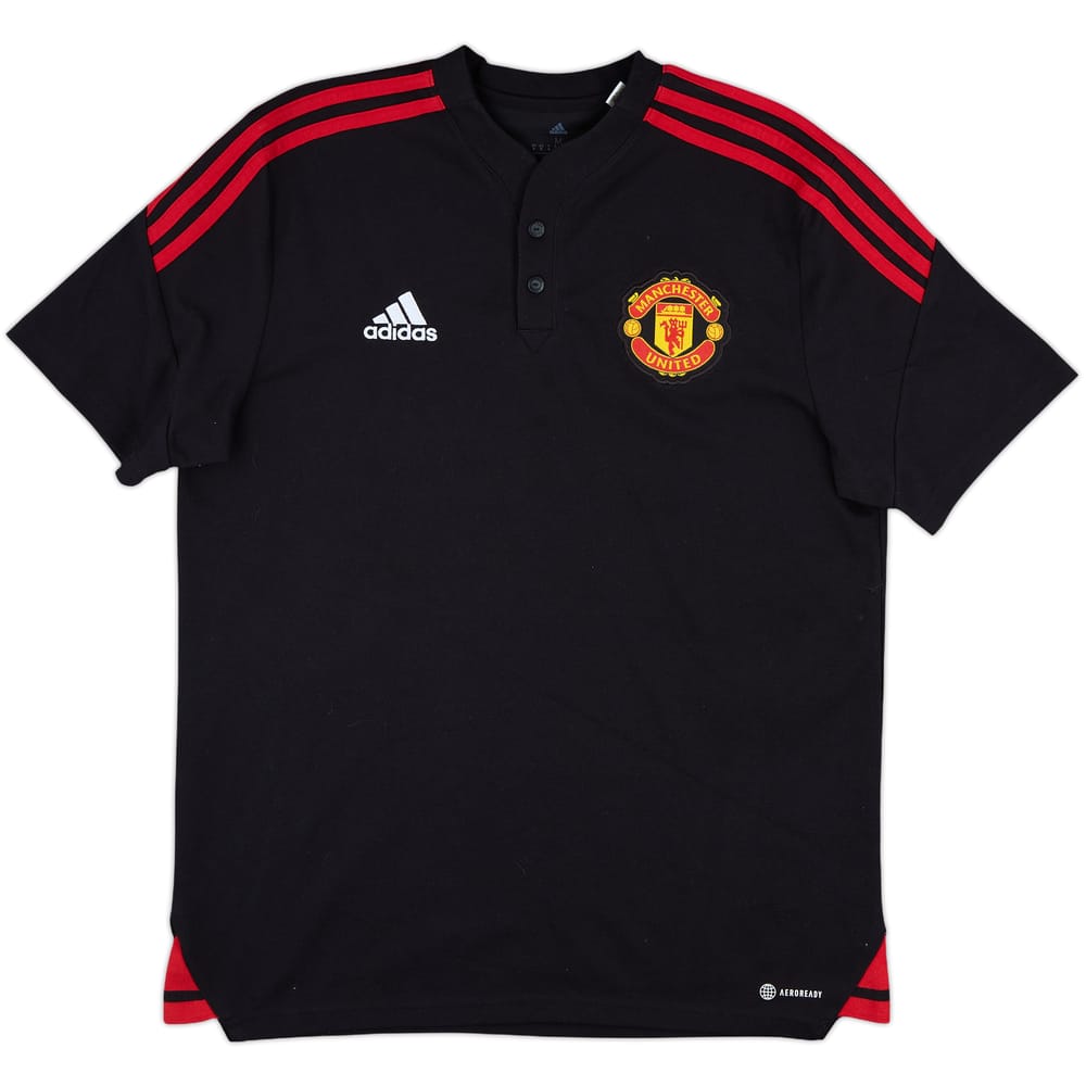 2022-23 Manchester United adidas Polo Shirt - 8/10 - (M)