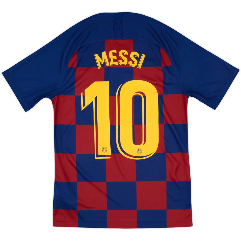 2019-20 Barcelona Home Shirt Messi #10 - 9/10 - (S)