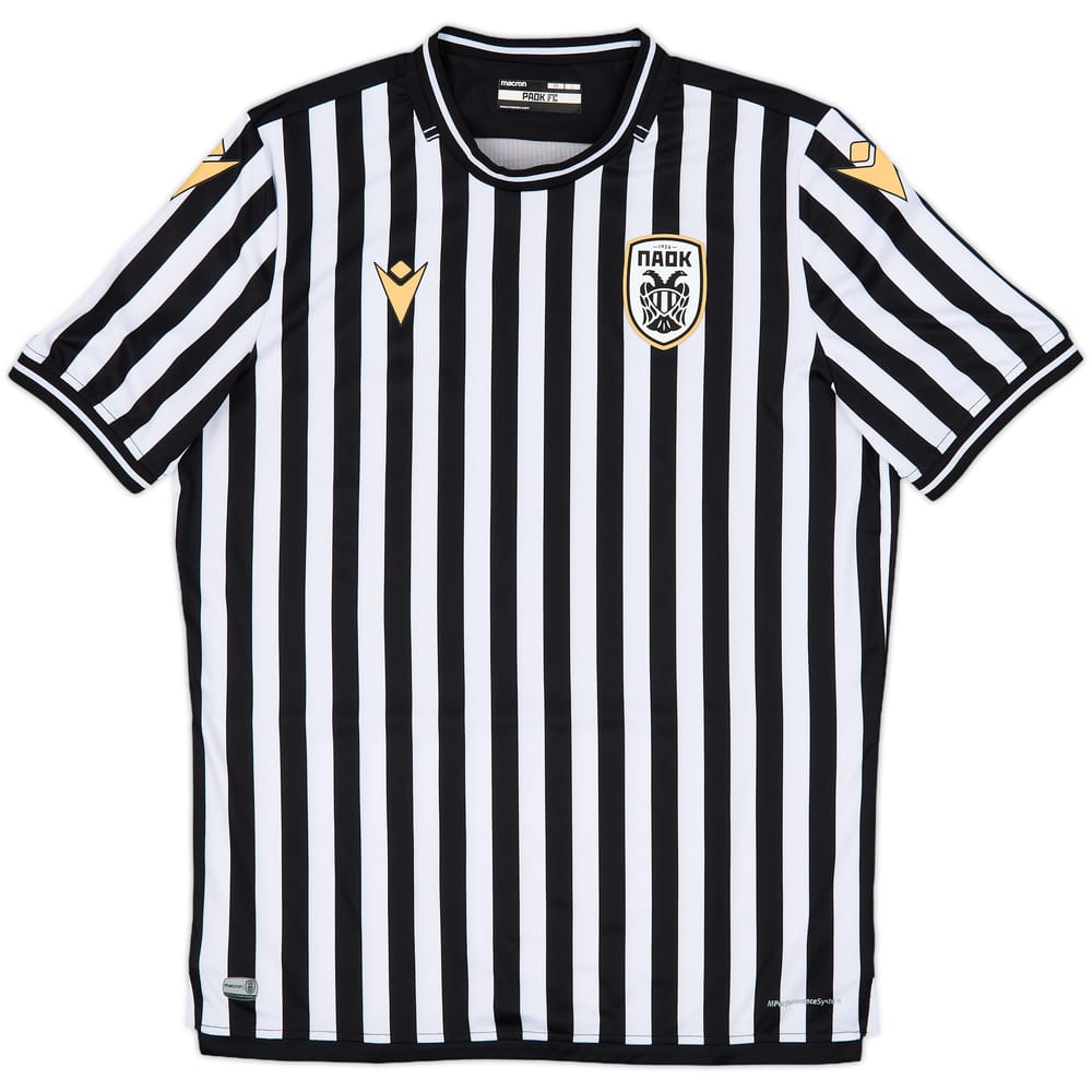 2020-21 PAOK Home Shirt - 10/10 - (L)