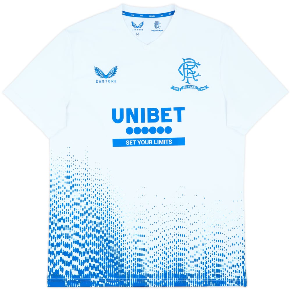 2021-22 Rangers Castore '150 Years Anniversary' Training Shirt - 10/10 - (M)