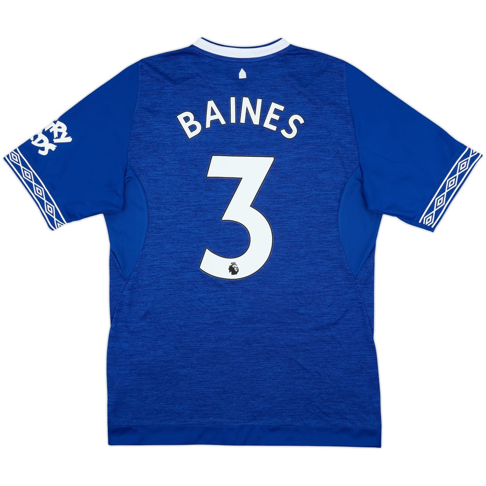2018-19 Everton Home Shirt Baines #3 - 9/10 - (L)