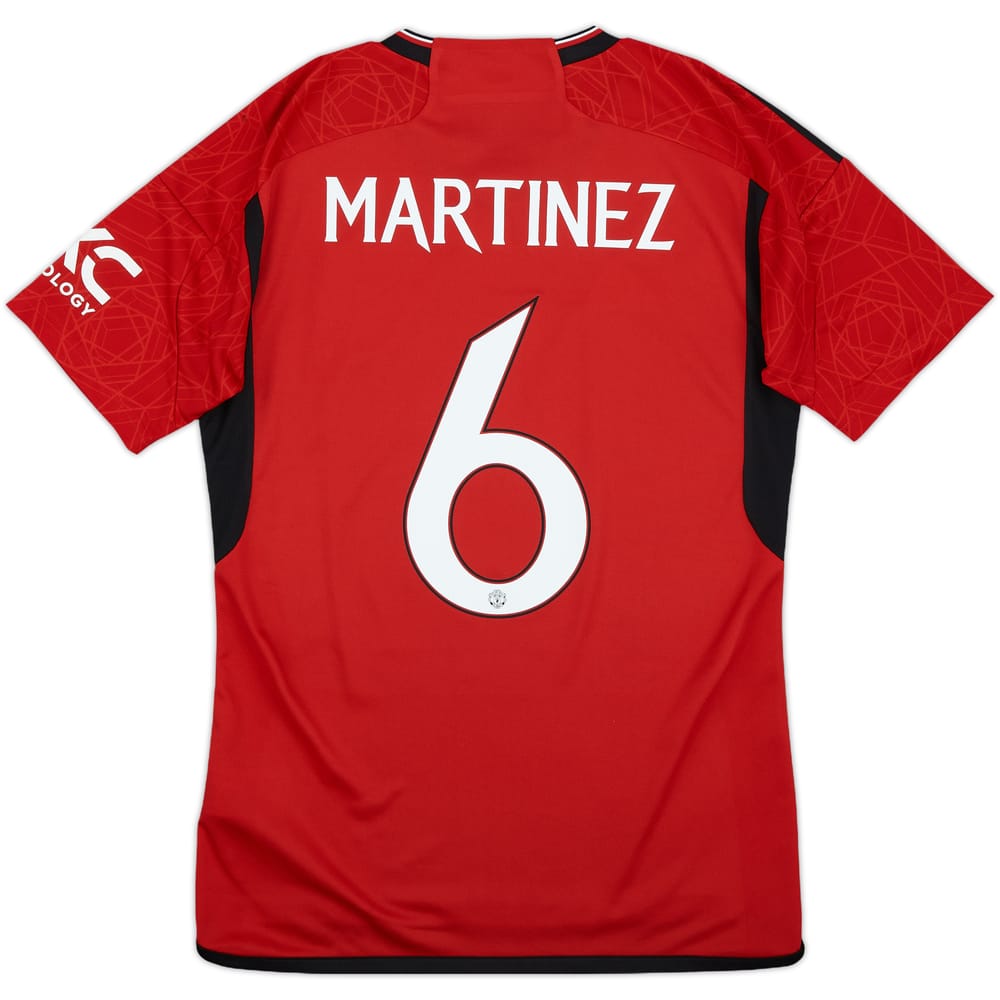 2023-24 Manchester United Home Shirt Martinez #6 - 10/10 - (S)