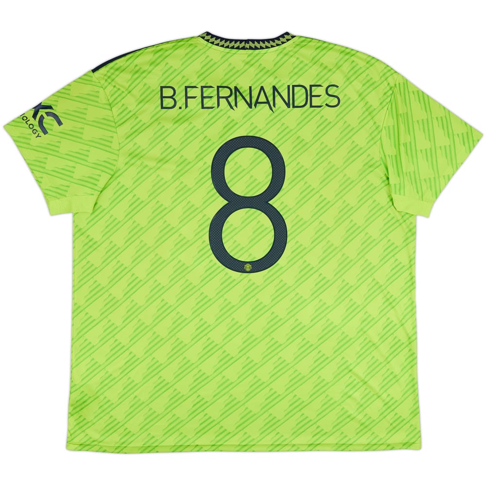 2022-23 Manchester United Third Shirt B.Fernandes #8 - 8/10 - (XXL)