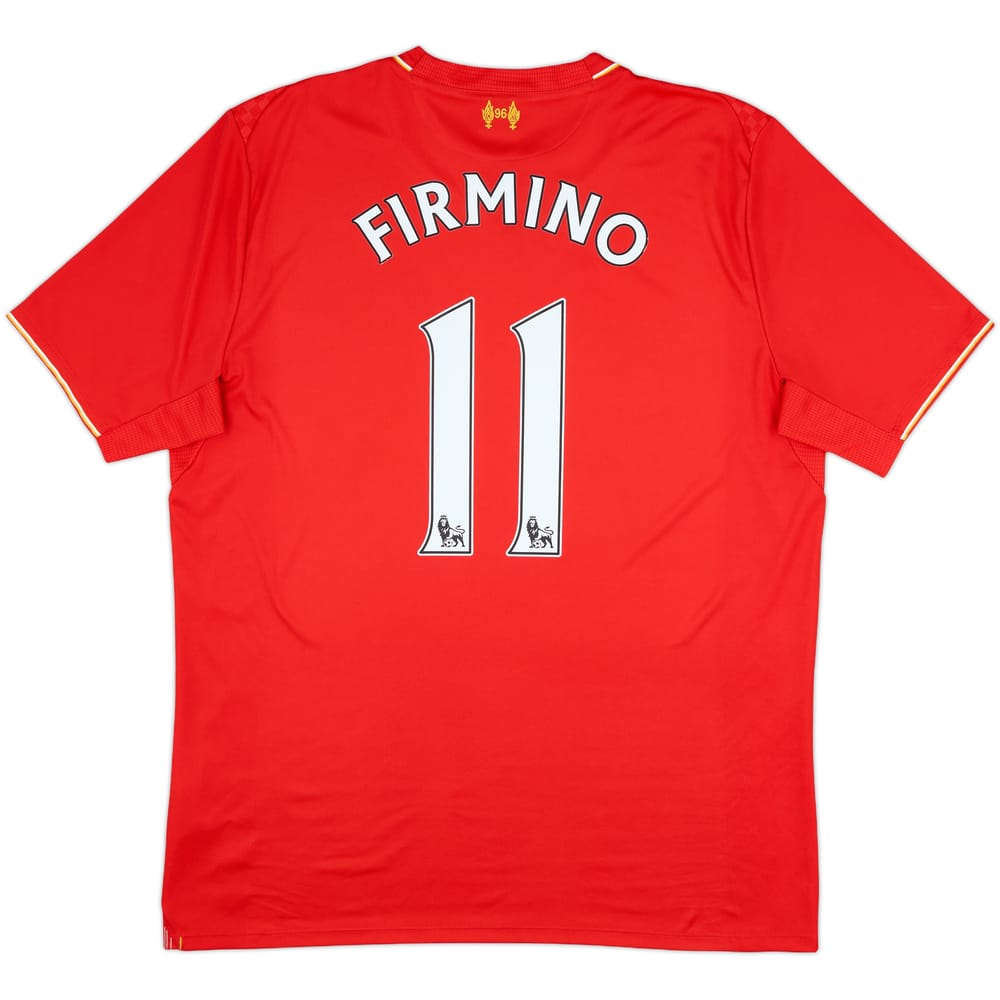 2015-16 Liverpool Home Shirt Firmino #11 - 8/10 - (XL)