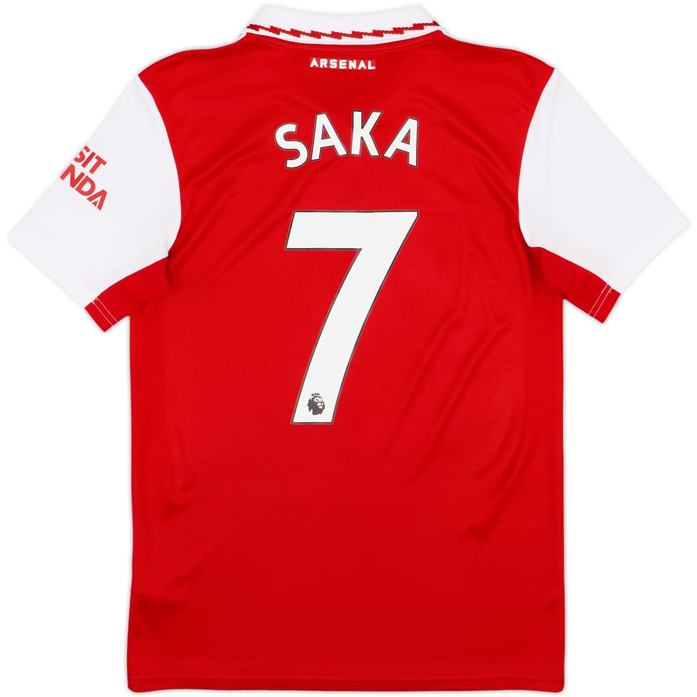 2022-23 Arsenal Home Shirt Saka #7 - 10/10 - (S)
