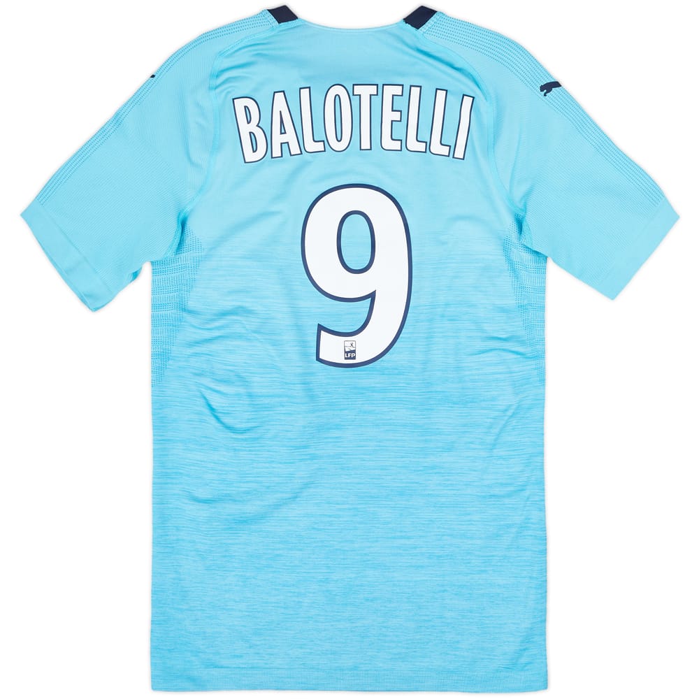 2018-19 Olympique Marseille Authentic EvoKnit Player Issue Third Shirt Balotelli #9 - 8/10 - (M)