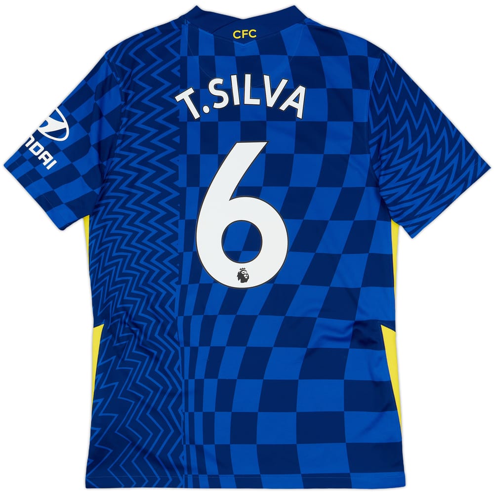 2021-22 Chelsea Home Shirt T.Silva #6 - 9/10 - (M)