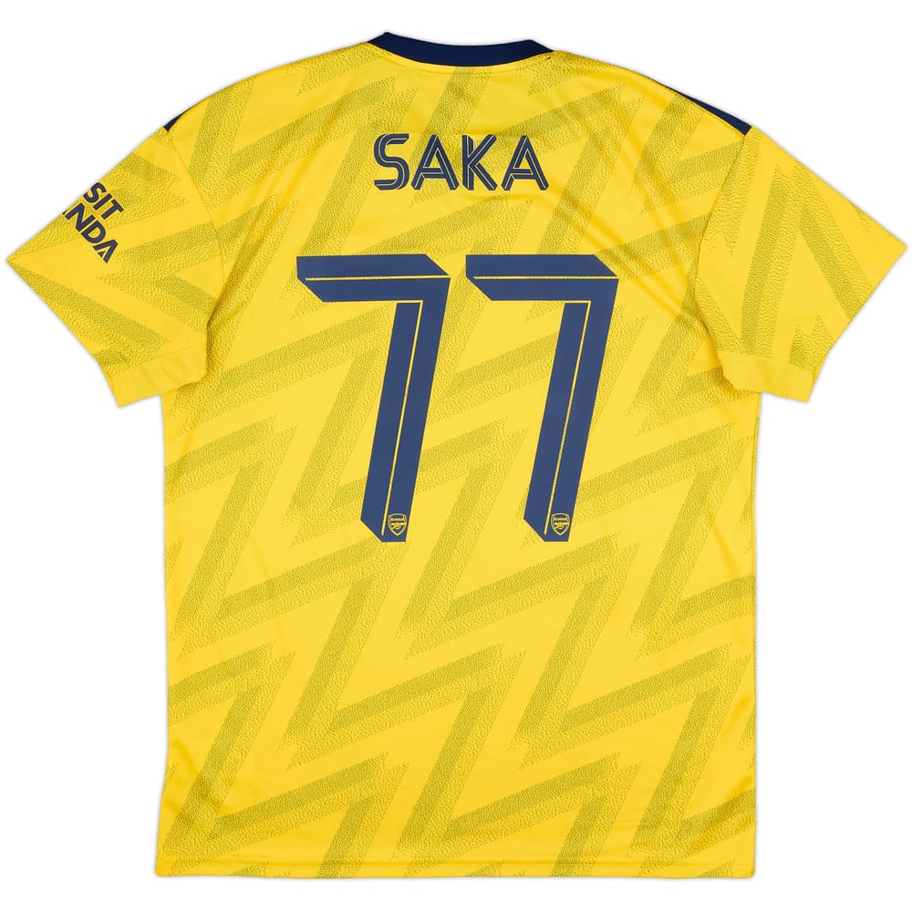 2019-20 Arsenal Away Shirt Saka #77 - 10/10 - (L)