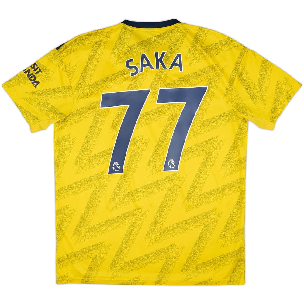 2019-20 Arsenal Away Shirt Saka #77 - 7/10 - (L)
