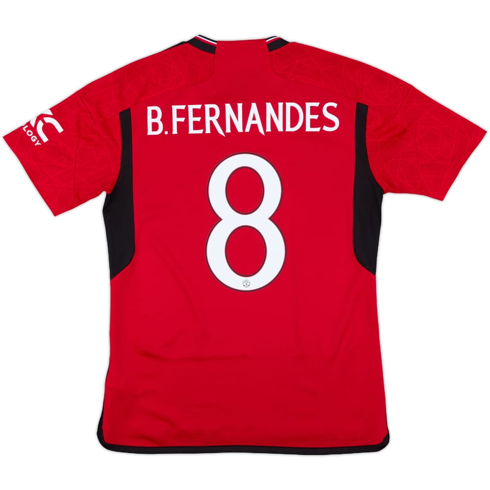 2023-24 Manchester United Home Shirt B.Fernandes #8 - 9/10 - (M)
