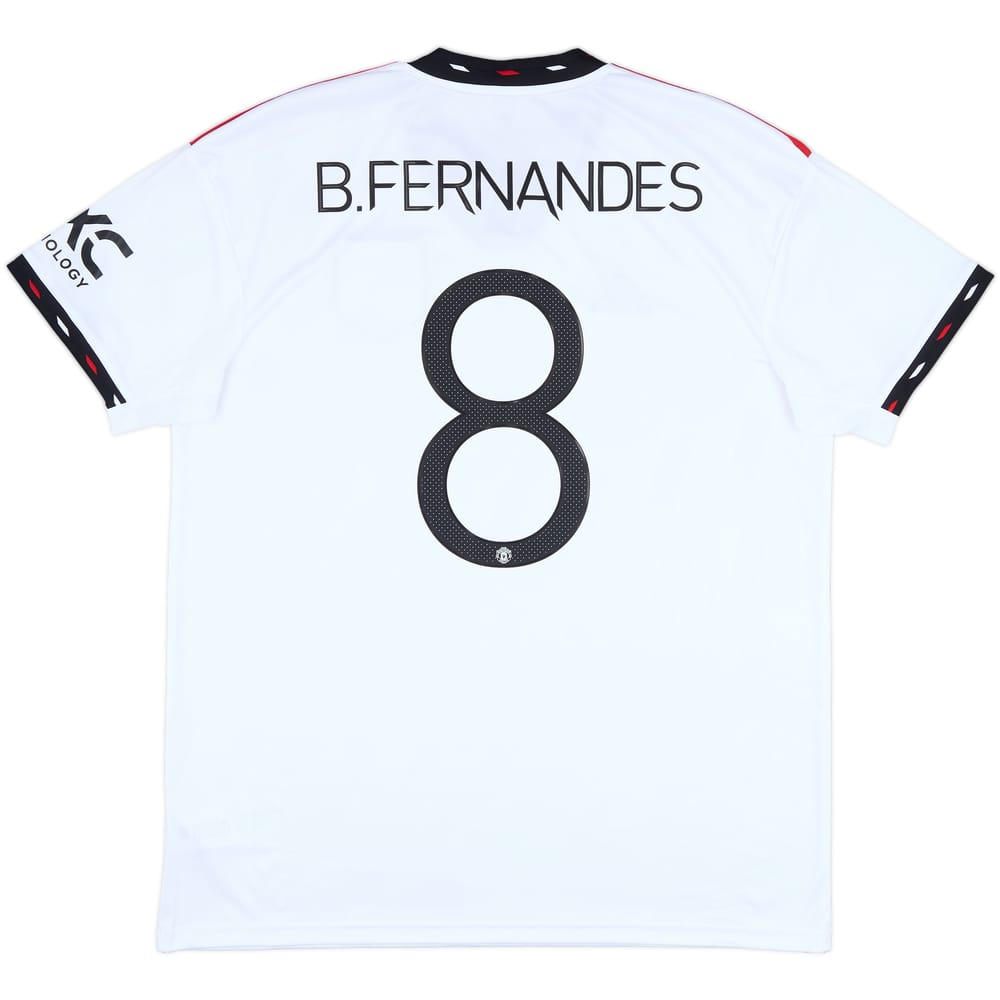 2022-23 Manchester United Away Shirt B.Fernandes #8 - 10/10 - (XL)