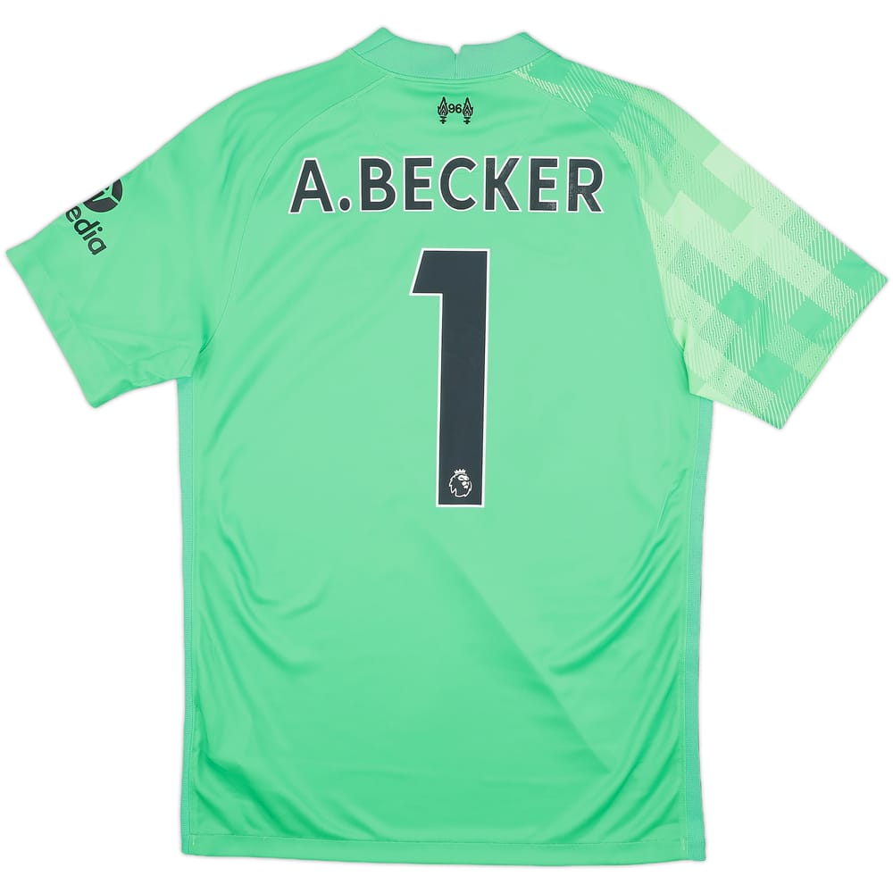 2021-22 Liverpool GK Shirt A.Becker #1 - 9/10 - (S)