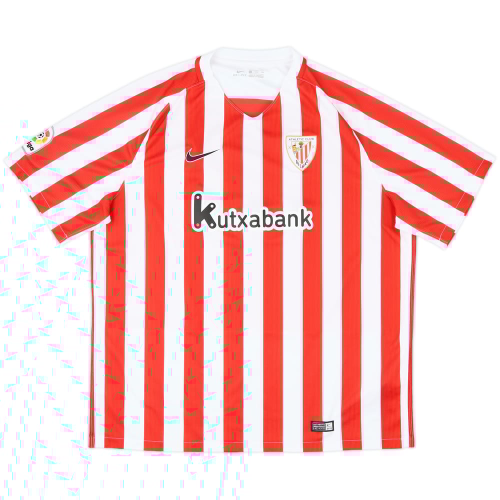 2016-17 Athletic Bilbao Home Shirt - 9/10 - (XXL)
