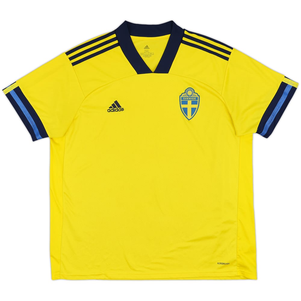 2020-21 Sweden Home Shirt - 6/10 - (XXL)