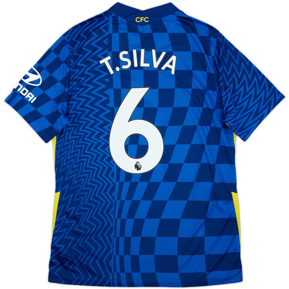 2021-22 Chelsea Home Shirt T.Silva #6 - 10/10 - (L)