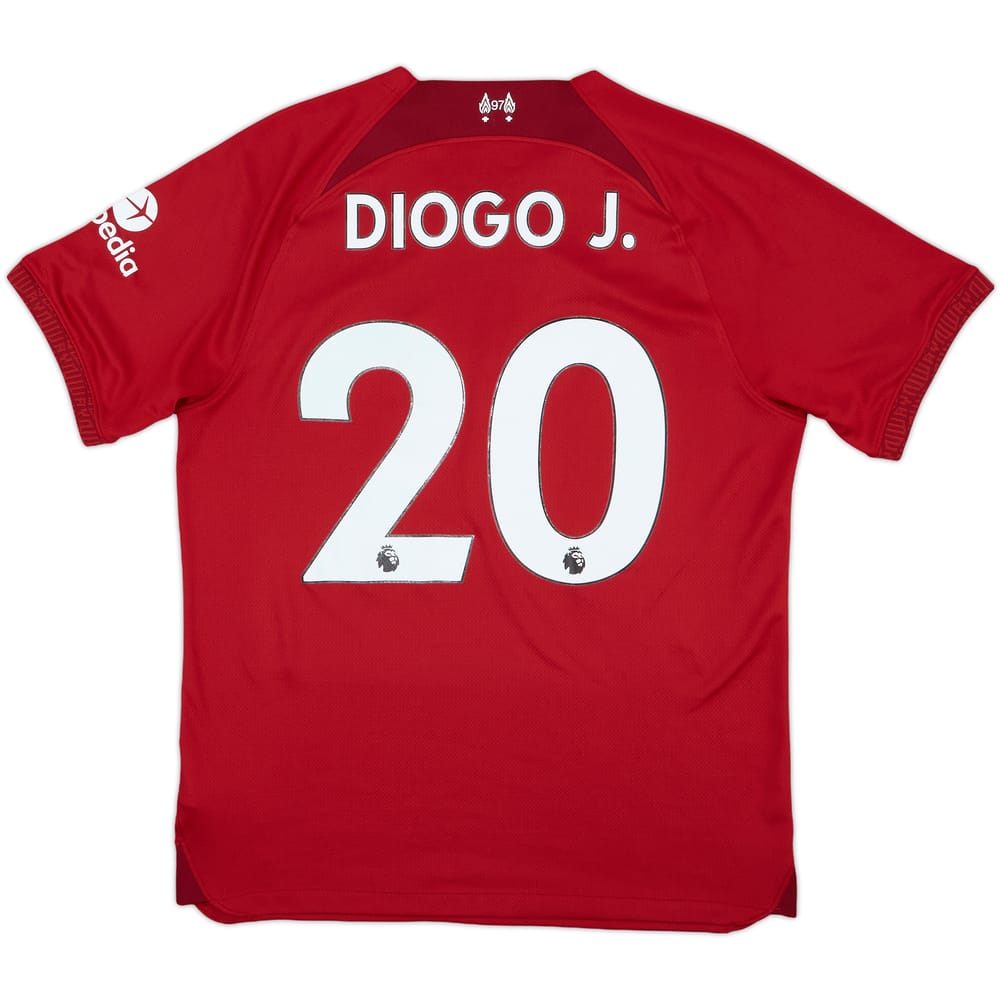 2022-23 Liverpool Home Shirt Diogo J. #20 - 7/10 - (M)