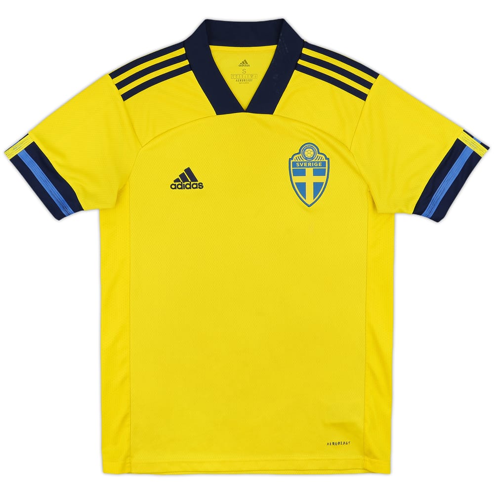 2020-21 Sweden Home Shirt - 6/10 - (S)
