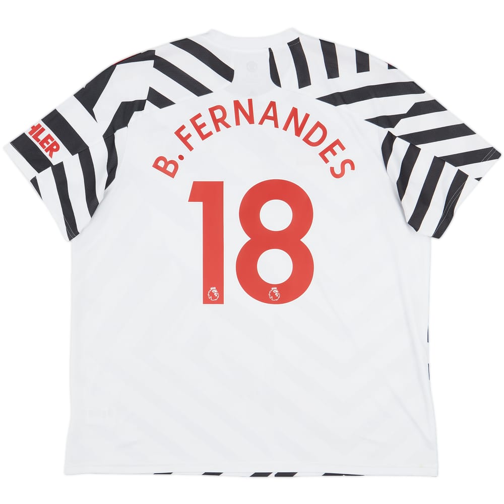 2020-21 Manchester United Third Shirt B.Fernandes #18 - 8/10 - (XXL)