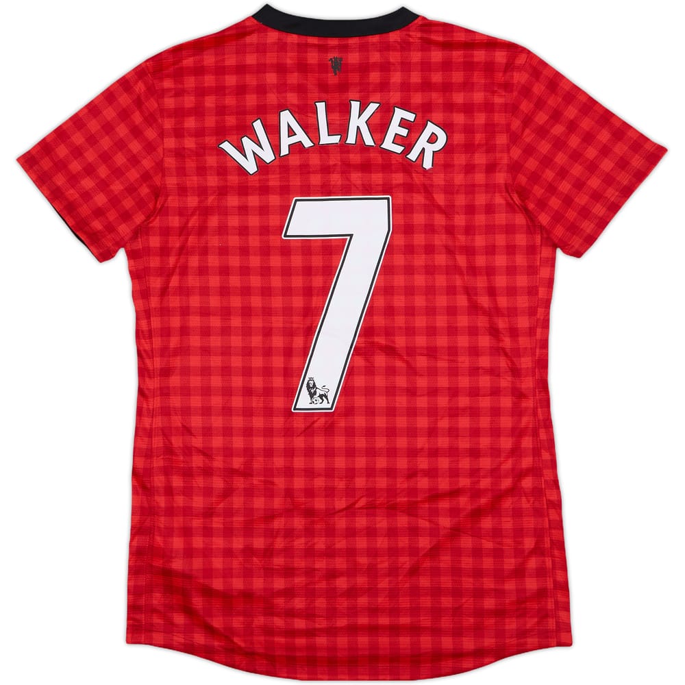 2012-13 Manchester United Home Shirt Walker #7 - 5/10 - (Women's S)