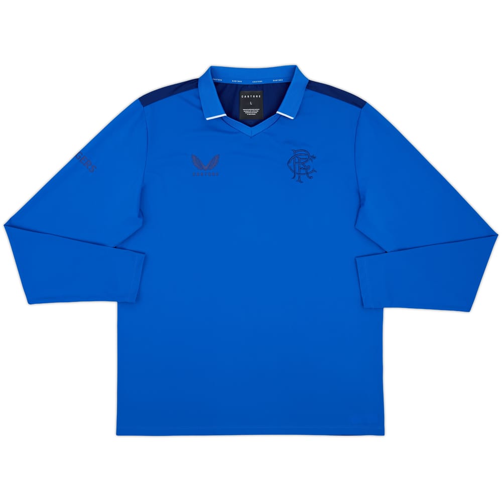 2022-23 Rangers Castore Training L/S Shirt - 8/10 - (L)