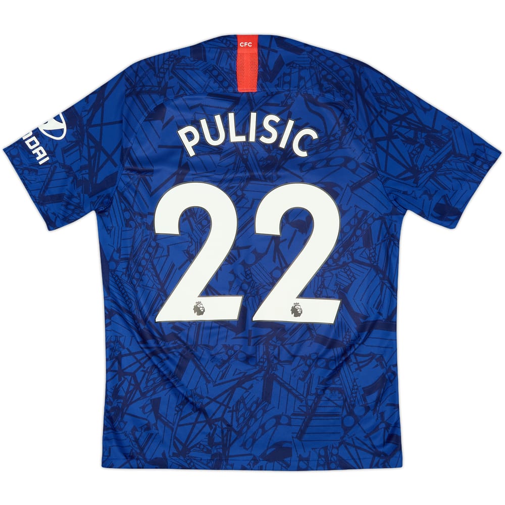 2019-20 Chelsea Home Shirt Pulisic #22 - 9/10 - (M)