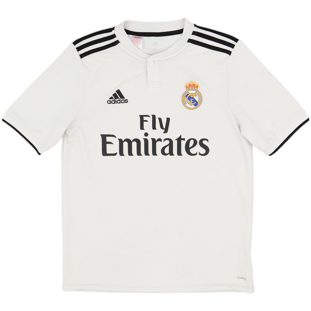 2018-19 Real Madrid Home Shirt - 7/10 - (XL.Boys)