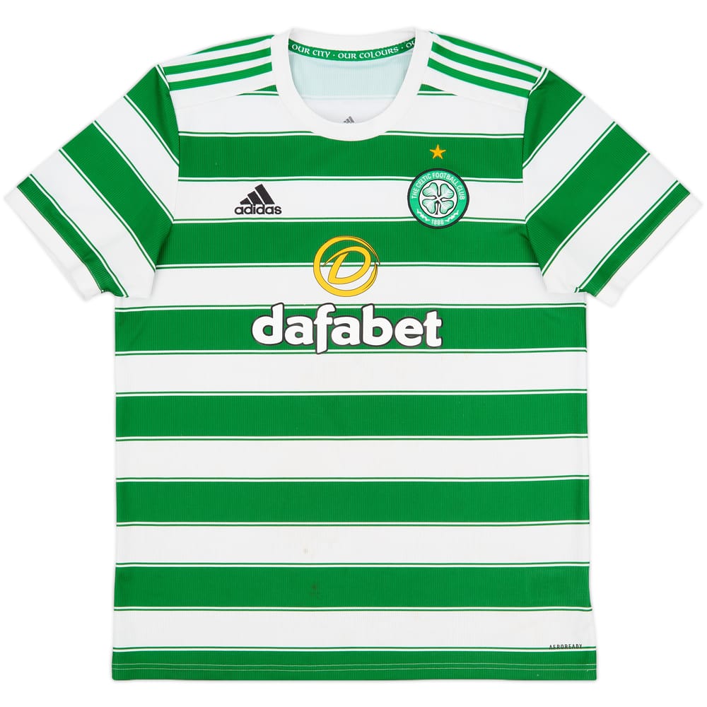2021-22 Celtic Home Shirt - 6/10 - (L)