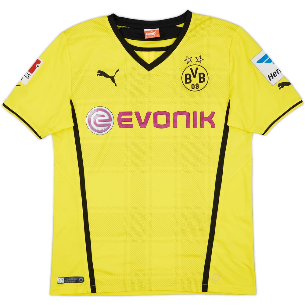 2013-14 Borussia Dortmund Home Shirt - 7/10 - (M)